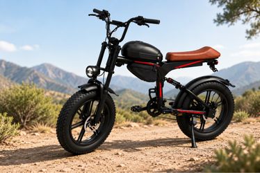 Electric Bike with Paddles