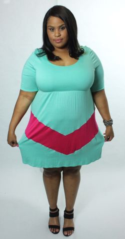 Mint/Pink Dress
