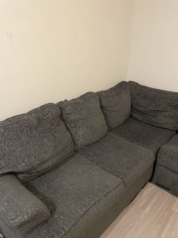 Grey sectional