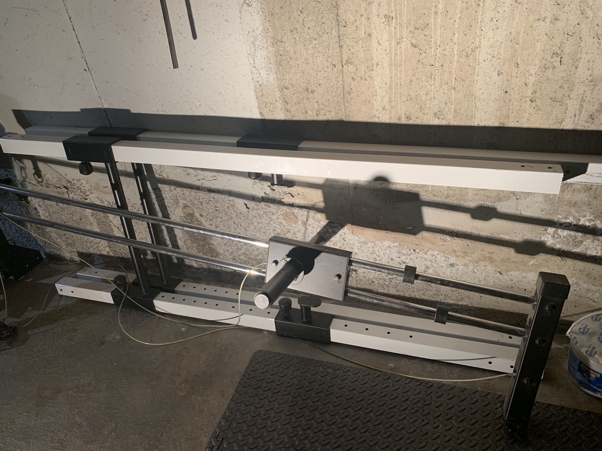 Club Weider 565 Squat Rack with cable and pull up attachment for Sale