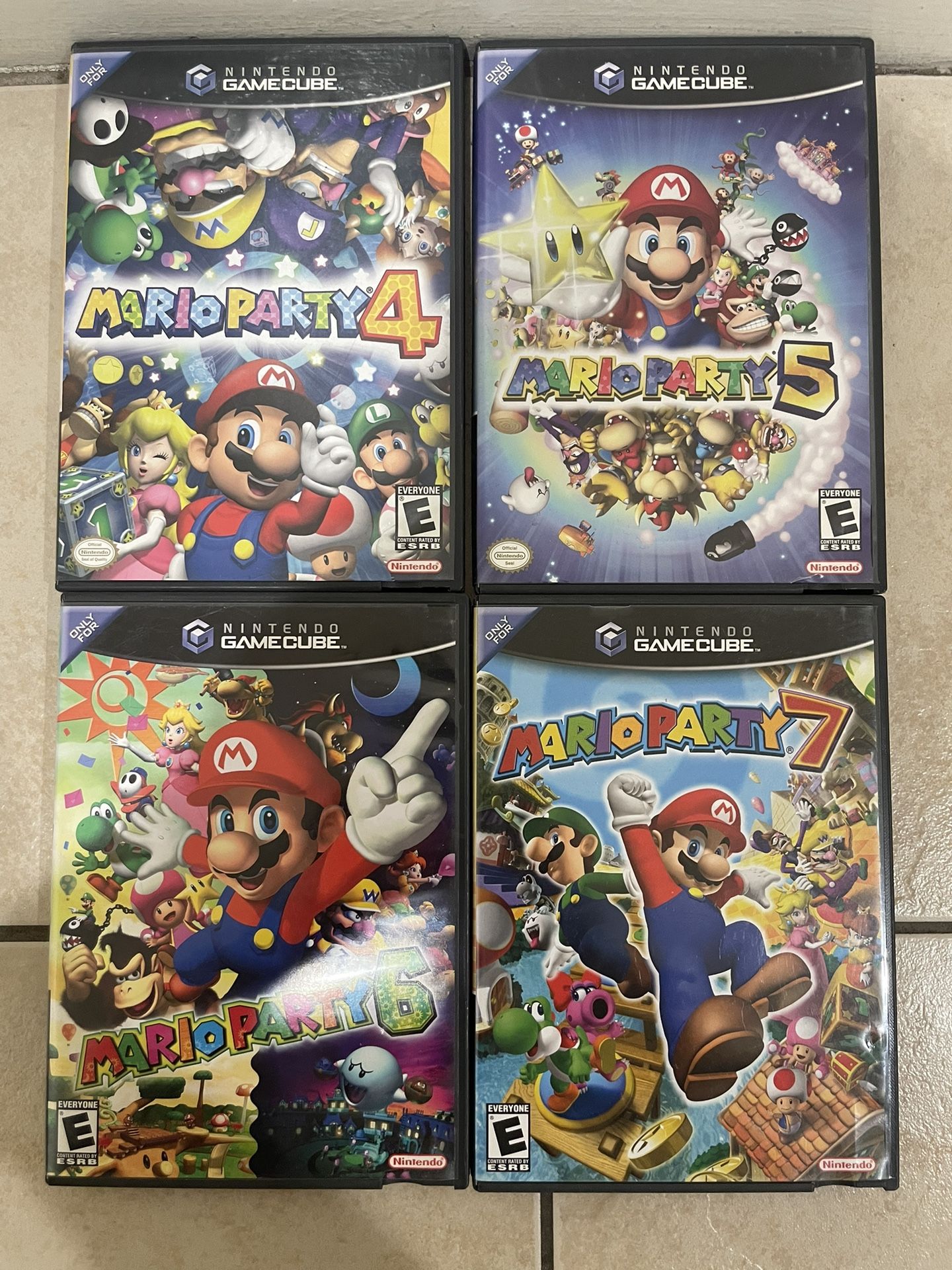 Nintendo GameCube Games Mario Party Collection 4567