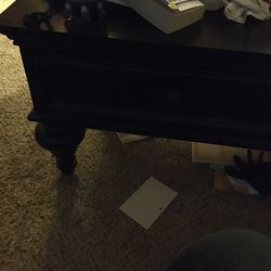 Black coffee table