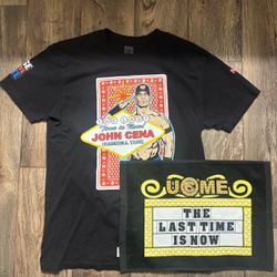 WWE John Cena Farewell Tour 2025 Las Vegas Official Shirt and Towel Wrestlemania 41 Medium