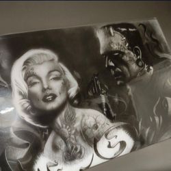 Frankenstein Tatting Poster