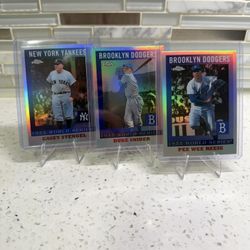 Topps 2025 Topps Chrome 1955 World Series Pee Wee Reese Dodgers 55WS-2