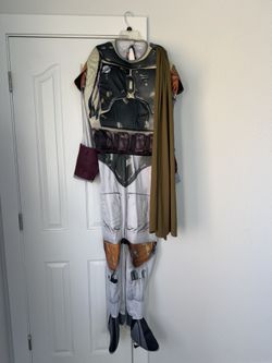 Star Wars Boba Fett Halloween Costume Men Size Large