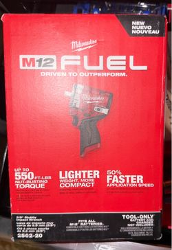 M12 impact wrench 3/8 Milwaukee