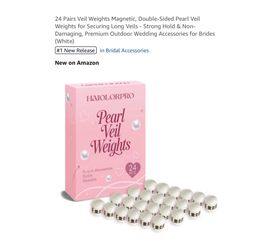 Brand new 24 Pairs Veil Weights Magnetic