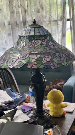 Large Tiffany style lamp