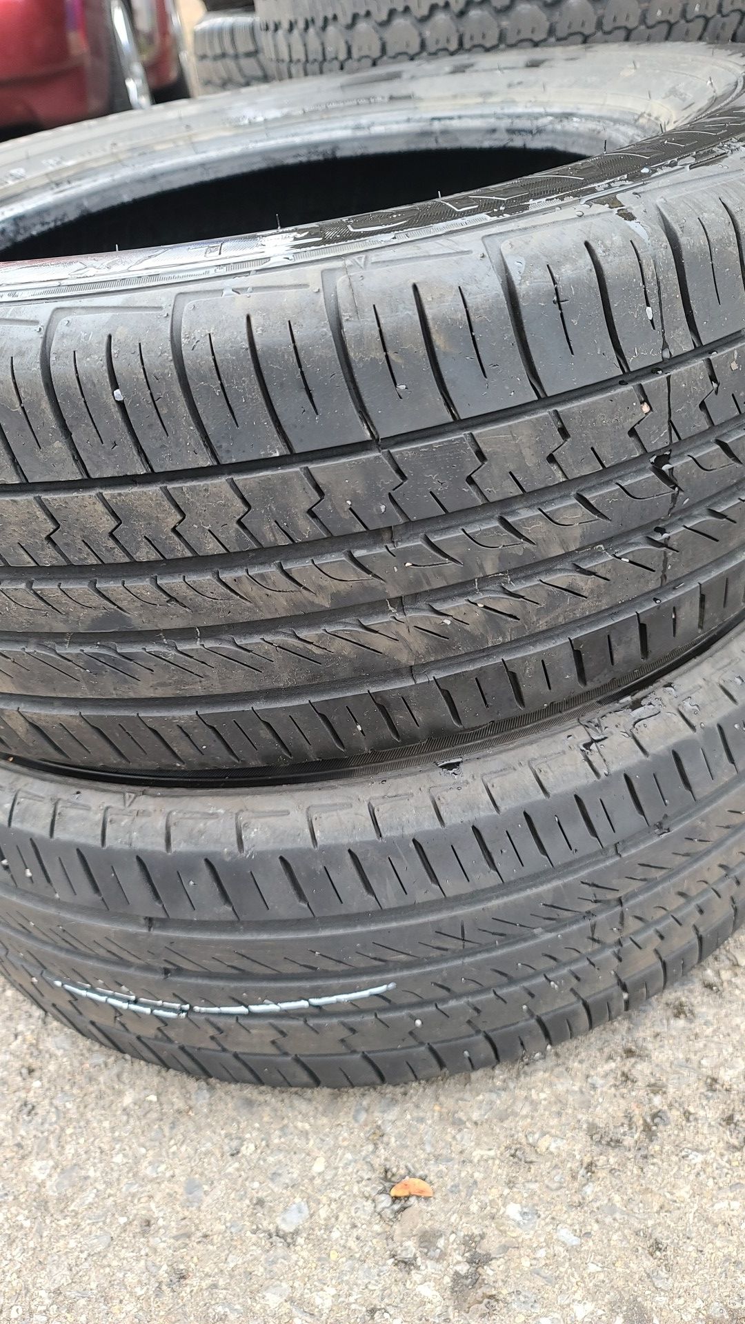 215 65 16 (2) HIGH TREAD all season used tires free install