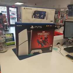 Sony PS5 Digital Edition Spider Man 2 With PS5 Portal Bundle In Payments $50 Down.