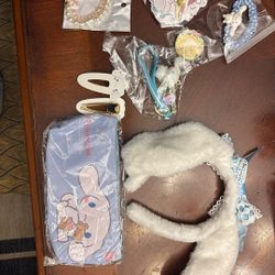 Cinnamon roll  bunny ears accessories