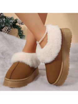 Women winter warm plataform new size (41) 9.5 new