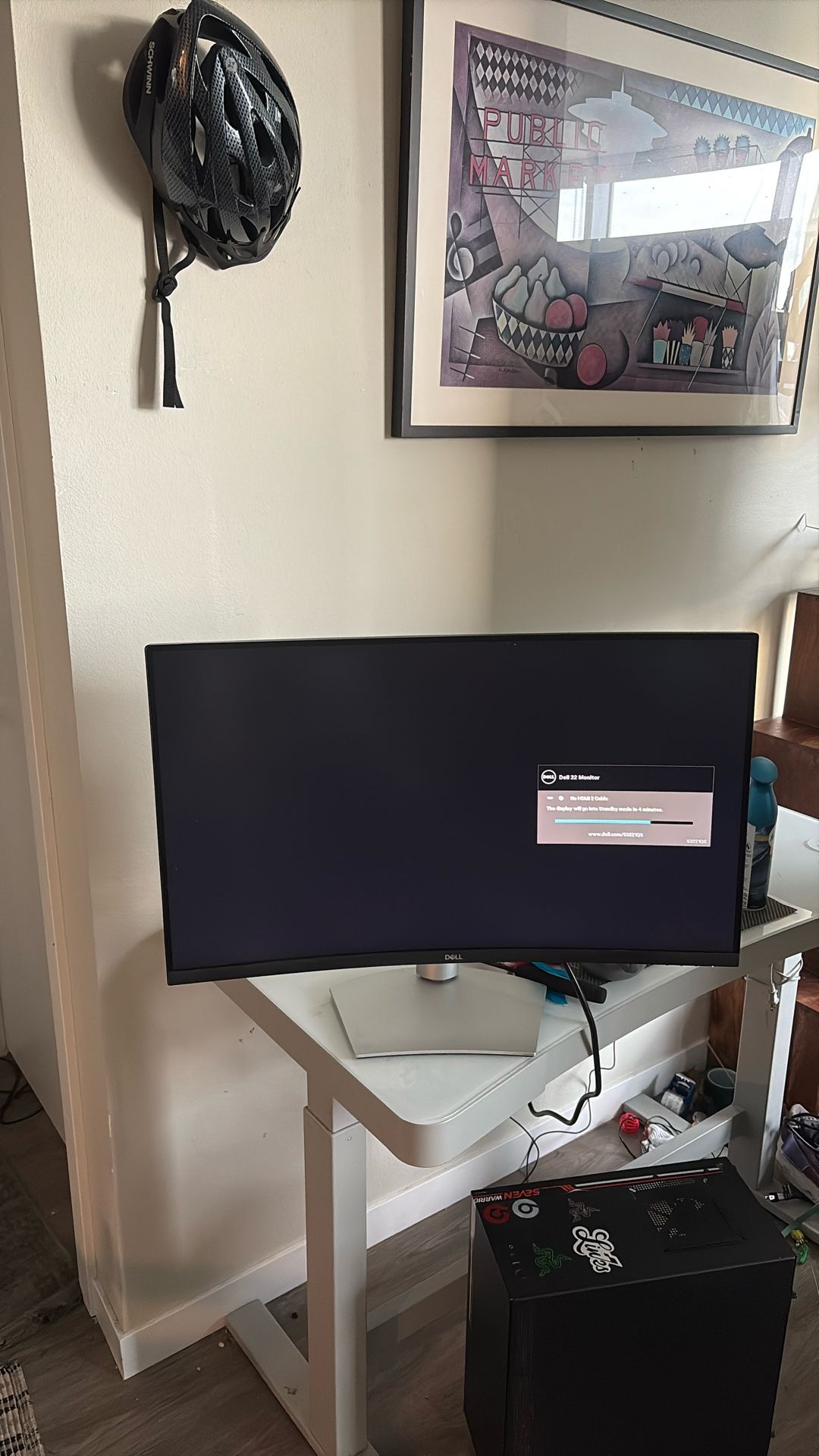 Dell S3221QS 32-inch 4K curved monitor – perfect condition!