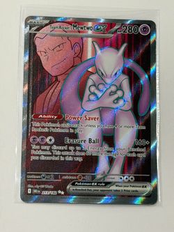 Team Rocket's Mewtwo EX 213/182 NM