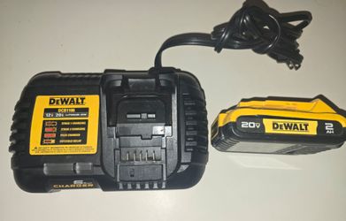 Dewalt 20v Charger and 2ah Lithium ion battery