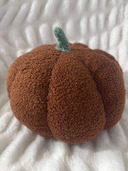 Boucle Pumpkin Pillow Fall Decor
