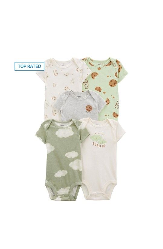 18 Months New Carters Baby Boy Bodysuit Set Of 5