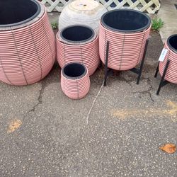 Awesome New Designer 6pc Garden Planter High Quality Masterpiece Very Detailed I Hanging