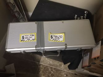 Poker chips deluxe set new