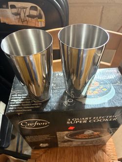 Stainless Steel Milkshake Cups Set of 2have more like 20
