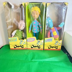 Vintage 1997 Disney’s Doug Mattel Doll Set (18”)