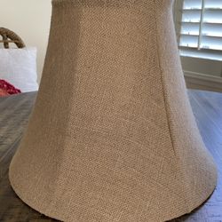 Burlap Material Lamp Shade