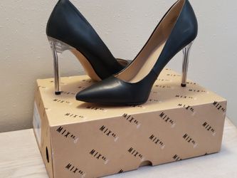 Mix NO. 6 Danyah Pump Faux Leather Black High Heel