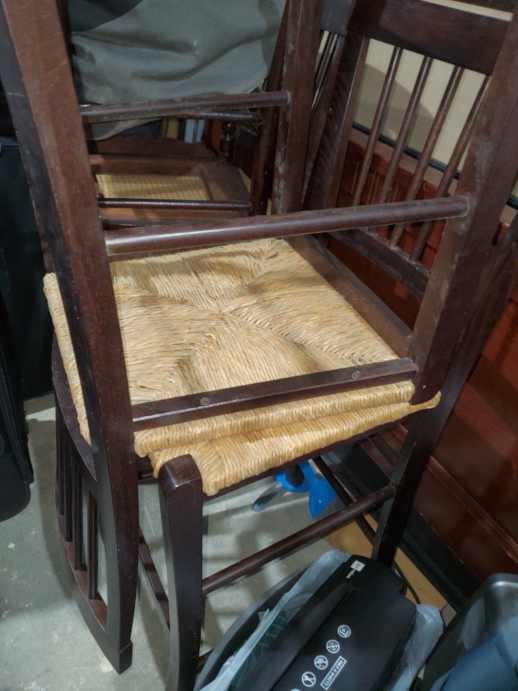 Wood Barstools (Sold Together)