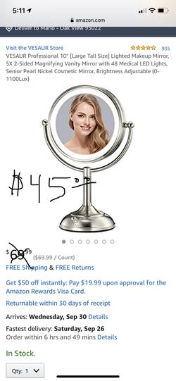 Lighted LED Vanity Mirror
