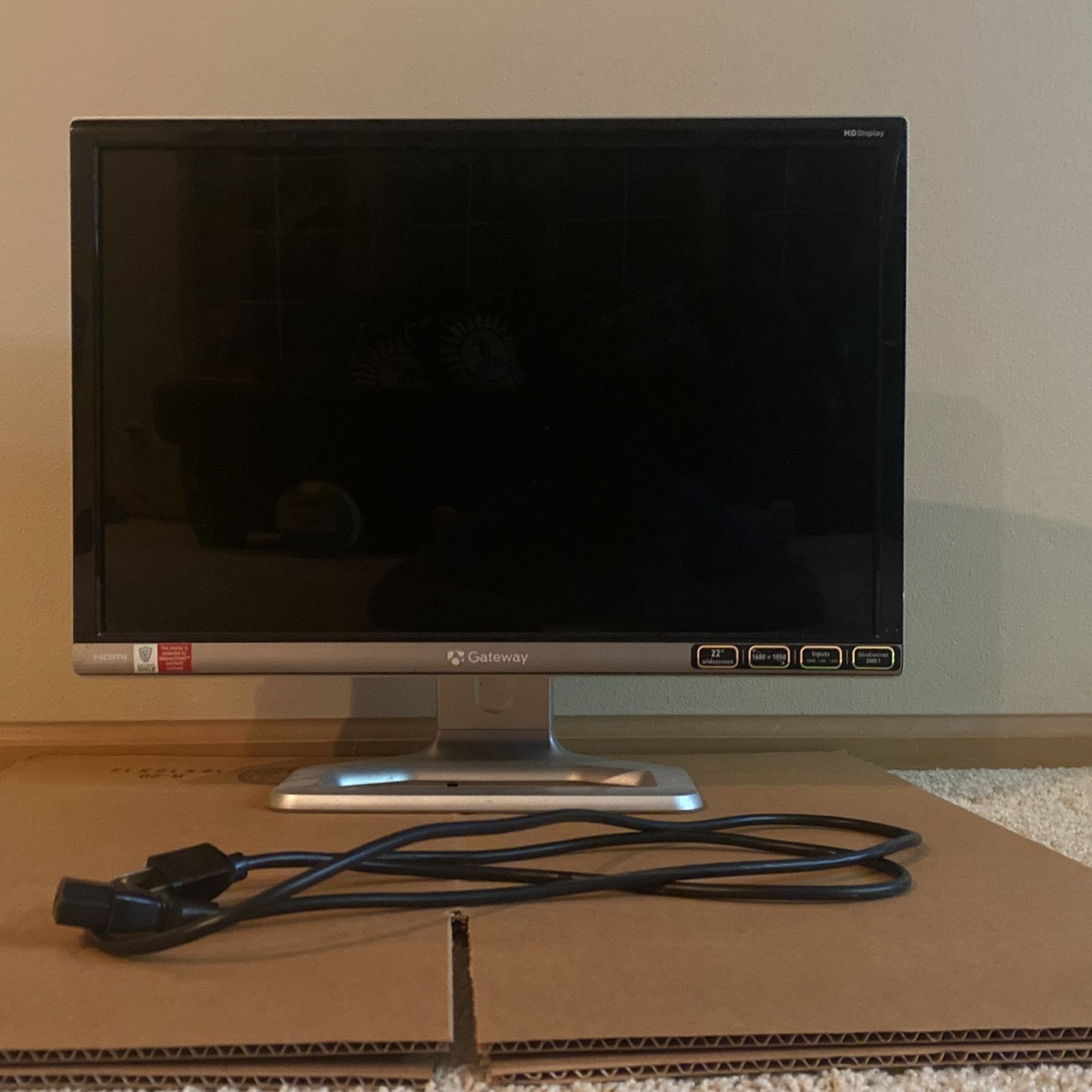 Gateway Hd2201 22" Widescreen LCD Monitor