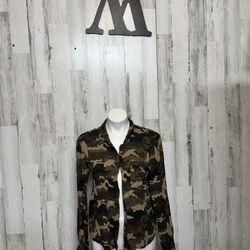 Fashion Nova Camo Blouse 