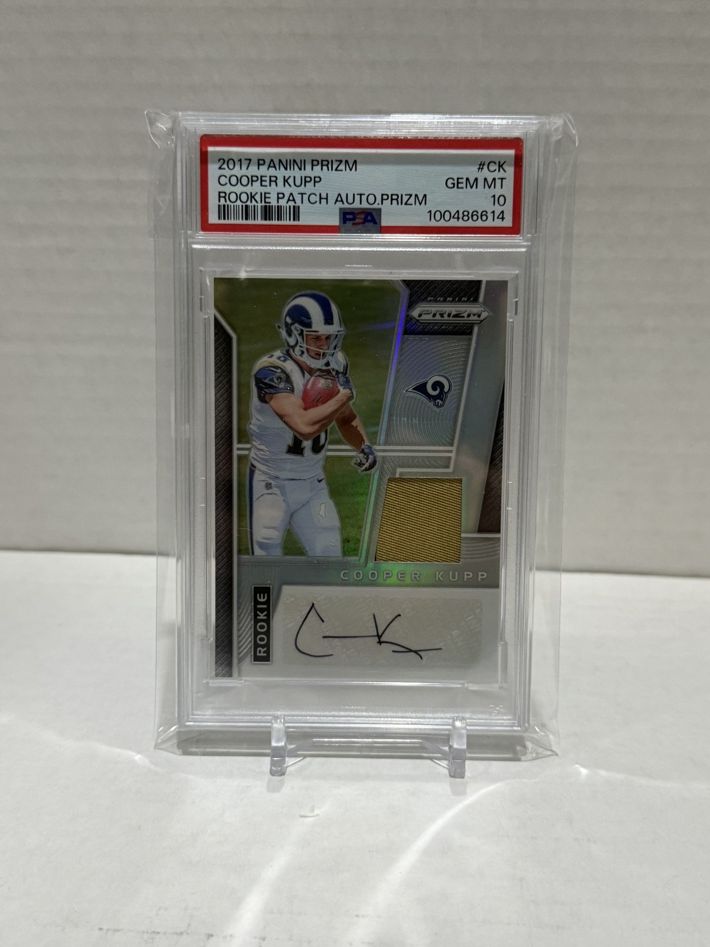 Cooper Kupp 2017 Prizm RPA /99 PSA 10 POP 2