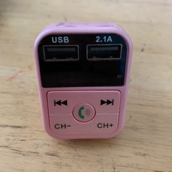 Wireless Bluetooth Car Kit Handsfree Talk MP3 player fm transmitter dual car charger