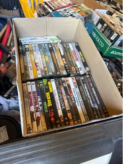 More than 150 DVD movies, including some series
