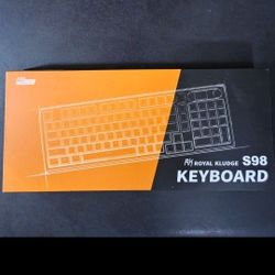 RK Royal Kludge S98 mechanical keyboard.