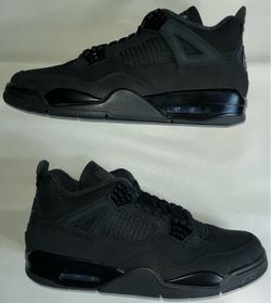 Nike Air Jordan 4 Retro Black Cat 2025 Men Size 9.5 (FV5029-010) New OG Sneakers