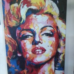 Marilyn Monroe  •Abstract Canvas Wall Art Painting 