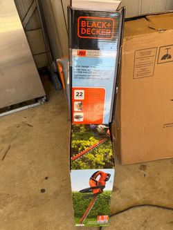 Black+Decker 20V 22-Inch Cordless Hedge Trimmer