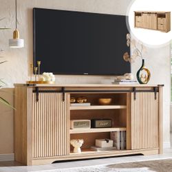 Brand New Fluted Modern Tv Stand 66 Inches Long