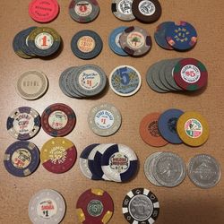 Vintage Las Vegas Casino Chips 