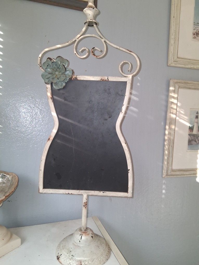 Chalk Board Figure Decor