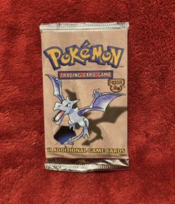 Pokemon Fossil Booster Pack Vintage 1999 Sealed
