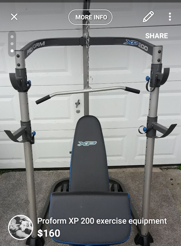 Xp 160 weight bench hot sale