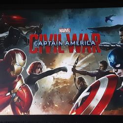 Captain America 3 Civil War Frame 38 x 26 in (3 ft 2 in x 2 ft 2 in)
