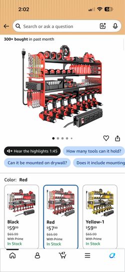 CCCEl Power Tool Organizer with Charging Station