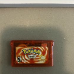 Pokémon Fire Red Version Game boy Advance