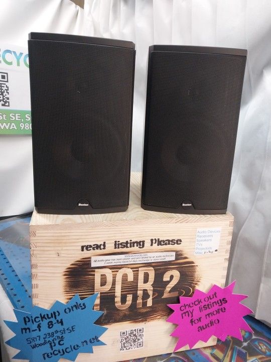 Boston Acoustics CR-6 Bookshelf Speakers