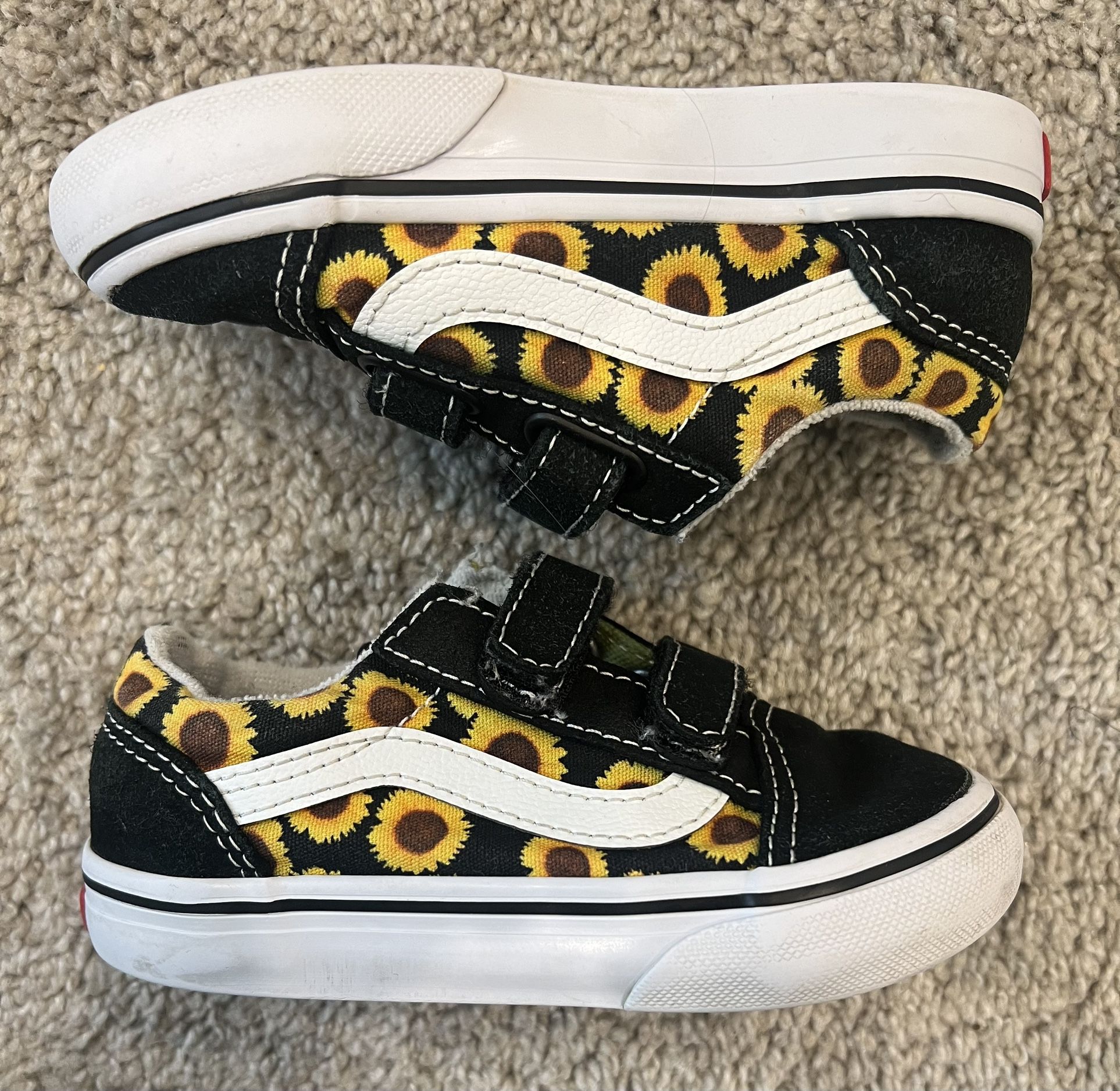 Vans’ Black & Yellow’ Old Skool (Size : 8C)