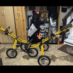 Sun Mountain SPEED CART, Push/Pull Fold Away Golf Bag Carrier, EXCELLENT!